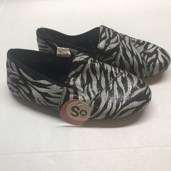 SO Animal Print Slippers Size Large (9/10) - Picture 1 of 7